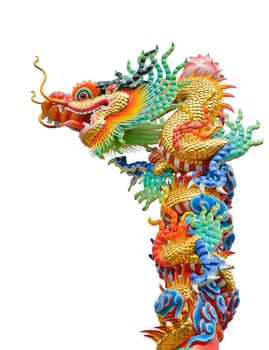 Chinese dragon statue
