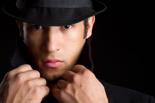 Sneaky detective spy man