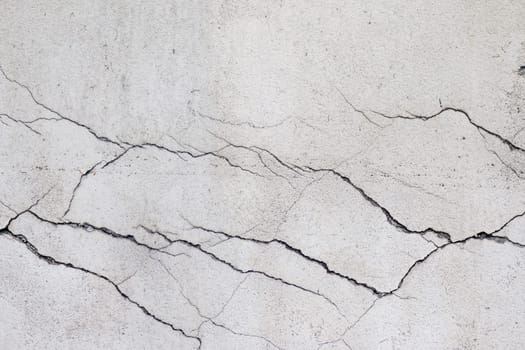 Detail of the cracked wall - fine cracks on the wall