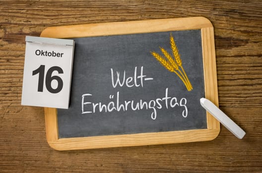 October 16 is World Food Day