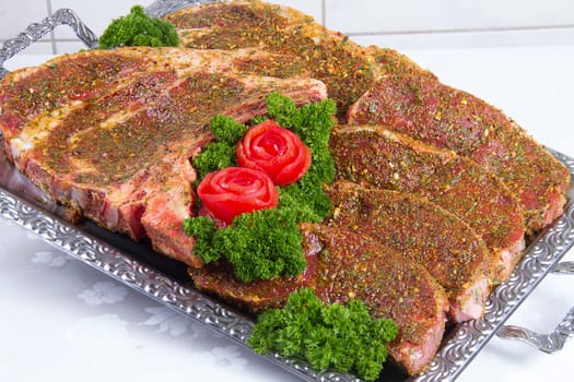Grilled meat