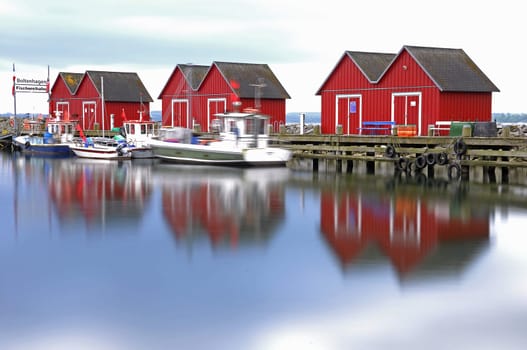 Fishermen's huts