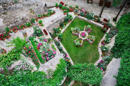 Still life in a garden