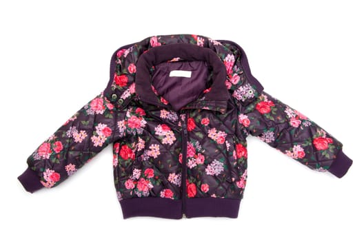 childrens jacket isolated on white