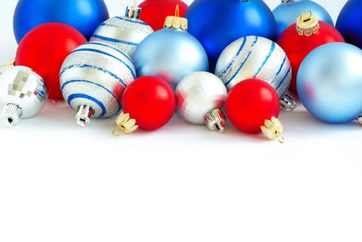 Christmas decoration isolated on the white background