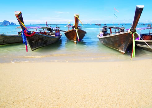 beautiful beach and tropical sea