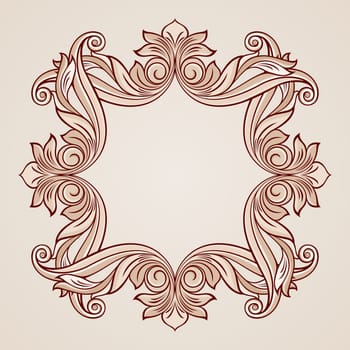 Abstract flowery pattern in pastel rose pink shades