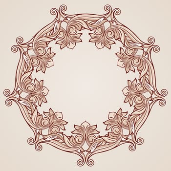 Beautiful floral pattern in pastel rose pink shades