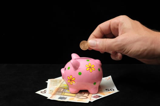 Save Money with One Pink Pig Piggy Bank
