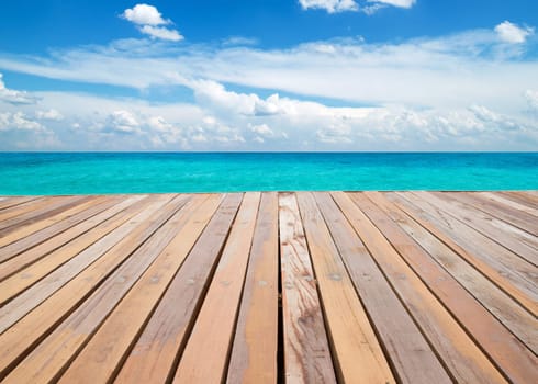 beautiful beach and tropical sea..
