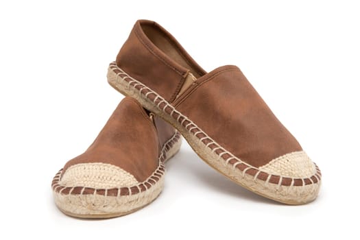 shoes over white, with clipping path