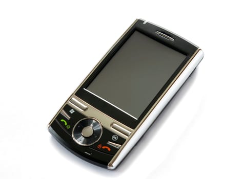 Modern communicator isolated over white