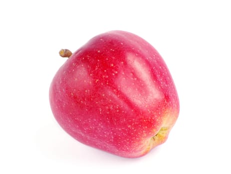 red apple isolated on a white background