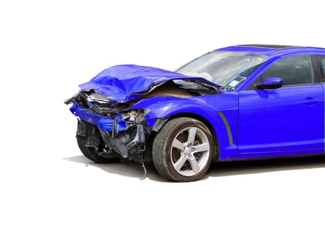 auto accident truck hit right front