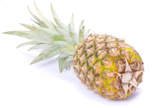 fresh pineapple isolated on the white background