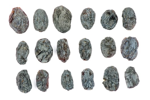 raisins isolated on a white background