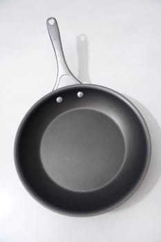 A close up shot of a kitchen frying pan