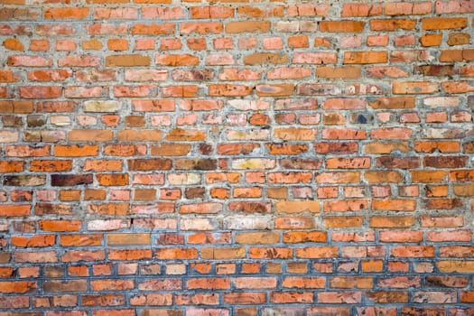 old red brick wall texture background