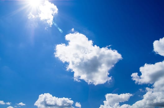 Nice white cloud on the sky