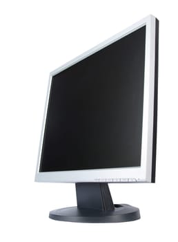 monitor isolated over white background