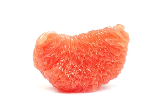 halves grapefruit isolated on a white background