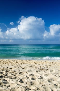 sea beach. Vacation and Tourism concept.