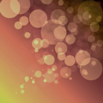 christmas background with bokeh lights