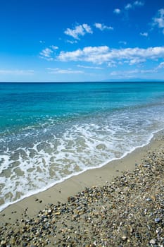 blue sea at the Greece