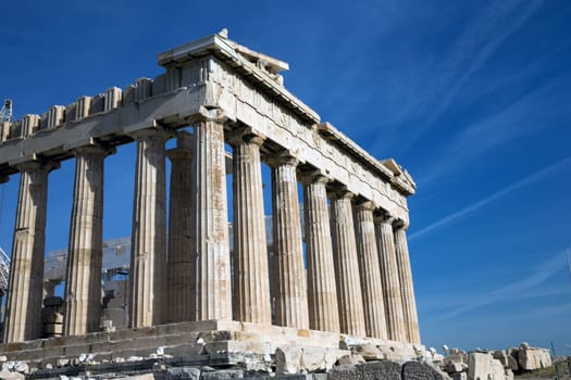 Parthenon on the Acropolis in Athens, Greece