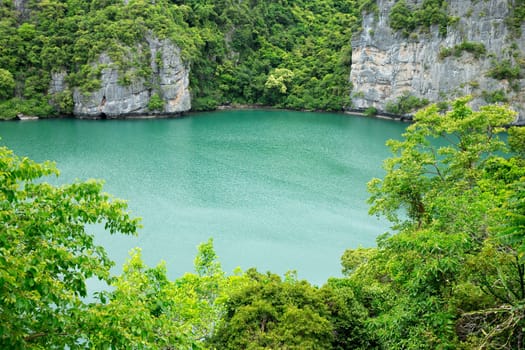 The lagoon called 'Talay Nai' in Moo Koh Ang Tong National Park
