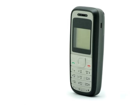 Mobile telephone on a wait background
