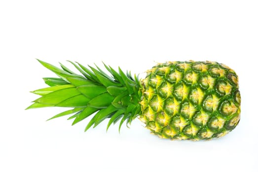 fresh pineapple isolated on the white background