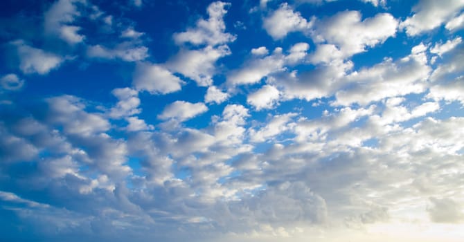 Sky background on sunrise. Nature composition.