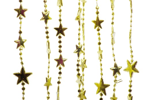 stars isolated on a white