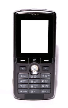 Stylish mobile phone, modern model