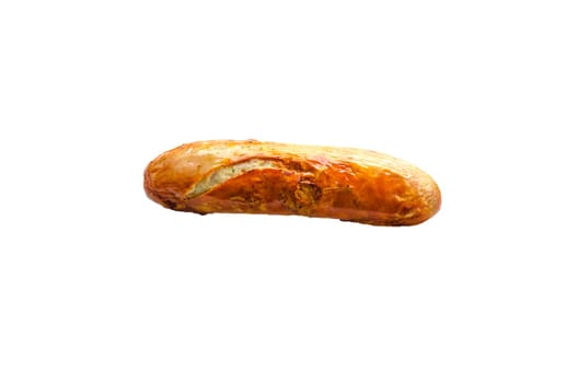 Bratwurst,currywurst isolated against a white background