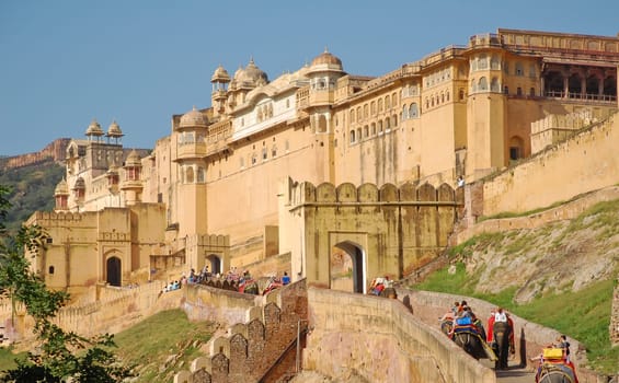 Amber Fort in Jaipur, India