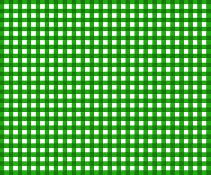 Traditional tablecloth pattern in dark green