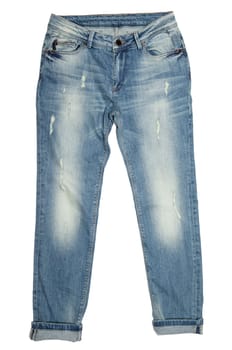 Jeans isolated on white background