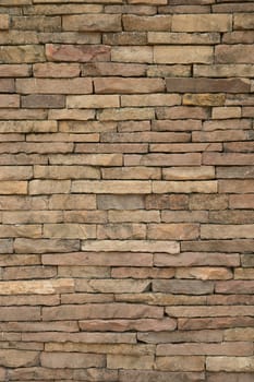 Modern stone brick wall background