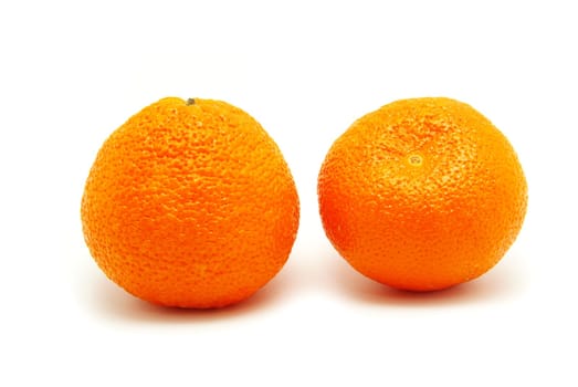 fresh orange isolated on white