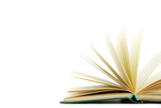 open book isolated on a white background