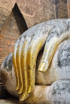 Hand of buddha image