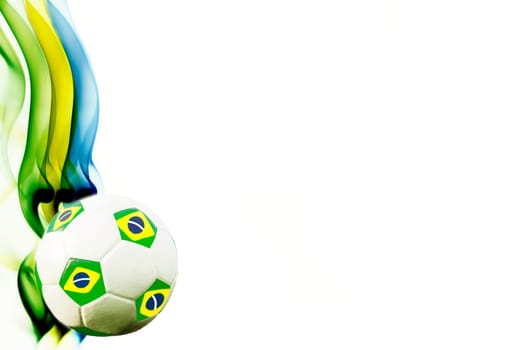 Abstract background of Brazil soccer 2014
