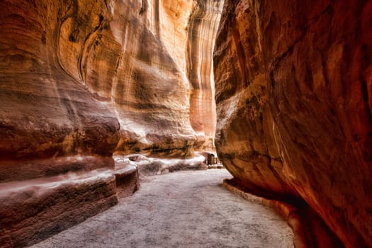 Al-Siq in Petra, Jordan
