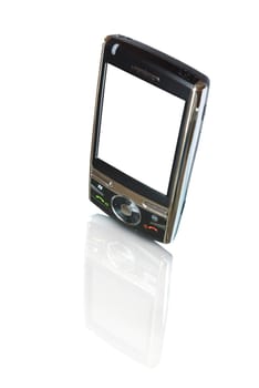 Modern  smartphone isolated over white