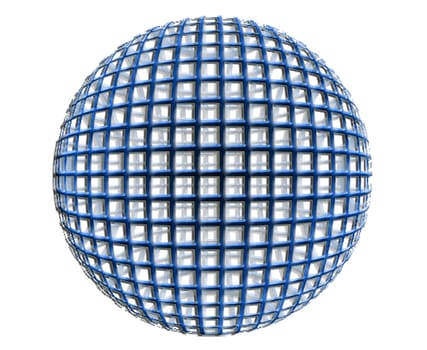 vector globe isolated on white