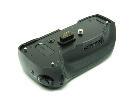 battery grip for dslr cameras on white