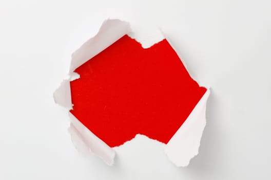 torn paper with space for your message