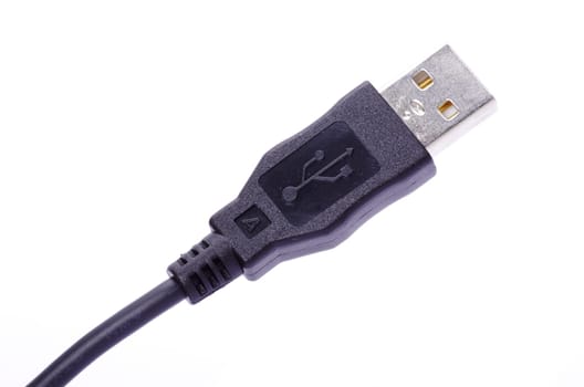 USB cable isolated on white
